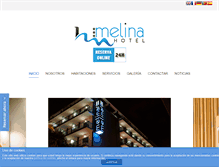 Tablet Screenshot of hotelmelina.com